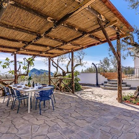 Villa Rusinella Minimalist Retreat With Sea Views Massa Lubrense Exterior foto