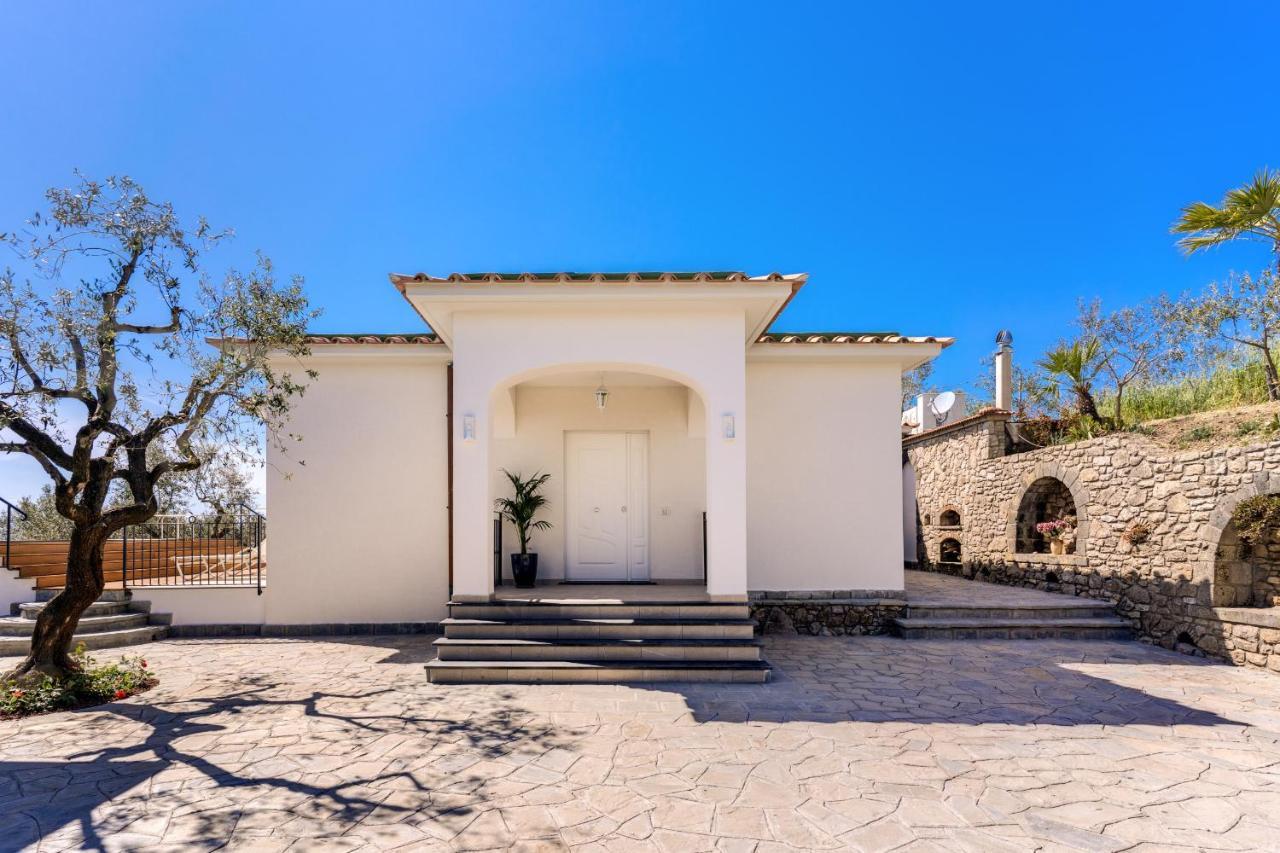 Villa Rusinella Minimalist Retreat With Sea Views Massa Lubrense Exterior foto