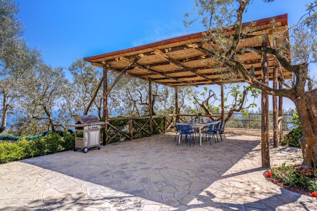 Villa Rusinella Minimalist Retreat With Sea Views Massa Lubrense Exterior foto