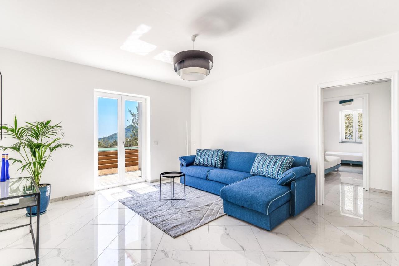 Villa Rusinella Minimalist Retreat With Sea Views Massa Lubrense Exterior foto